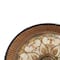16" Gold Polystone Traditional Decorative Plate with Stand